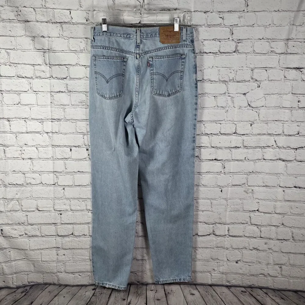Vintage Levis 512 Men's 32x32 Blue Straight Leg Denim Jeans